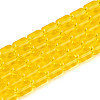 Transparent Glass Beads Strands GLAA-T028-14T-02-1