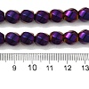 Electroplated Synthetic Magnetic Hematite Beads Strands G-I364-J01-03-4