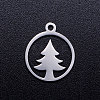 Non-Tarnish 304 Stainless Steel Hollow Pendants LS-STAS-Q201-JN301-1-1