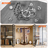 Baseball T Bar Wood Ring Display Stands RDIS-WH0019-22-4