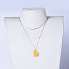 Cowrie Shell Beads Pendants Necklaces NJEW-JN02365-07-5