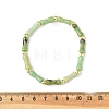 Natural Australia Jade/Chrysoprase Beads Stretch Bracelets for Men Women BJEW-L171-03B-5