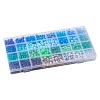 960Pcs 32 Style Transparent & Opaque Plastic Beads KY-YW0001-43-6