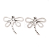 Dragonfly Tibetan Style Alloy Pendants X-TIBEP-R344-16AS-LF-1