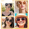 6Pcs ABS Plastic Imitation Pearl & Glass Eyeglasses Chains HJEW-YW00503-6