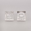 Square Glass Dappen Dish/Lid Bowl Cup Crystal Dish MRMJ-WH0075-16-1