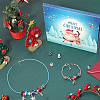 Christmas Theme DIY European Bracelet Necklaces Making Kit DIY-WH0308-346-4