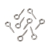 Tarnish Resistant 304 Stainless Steel Screw Eye Pin Peg Bails STAS-L234-165A-P-5