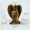 Angel Natural Tiger Eye Home Display Decorations DJEW-YW0001-05A-4