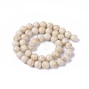 Natural Fossil Beads Strands G-E541-01-2