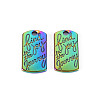 Rainbow Color Alloy Pendants PALLOY-S180-230-NR-2