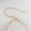 Dollar Sign Alloy Crystal Rhinestone Charms Anklets for Women WGFF723-01-2