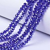 Electroplate Glass Beads Strands EGLA-A044-T1mm-A06-1