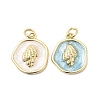 Brass Pendants KK-D105-08C-G-1