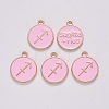 Alloy Enamel Pendants LS-X-ENAM-S124-01B-09F-2