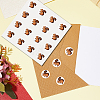 8 Sheets Plastic Waterproof Self-Adhesive Picture Stickers DIY-WH0428-107-4