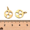 304 Stainless Steel Charms STAS-D050-07G-04-3