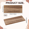 Rectangle Fortune Paulownia Wood Wall Shelf AJEW-WH0709-184B-2
