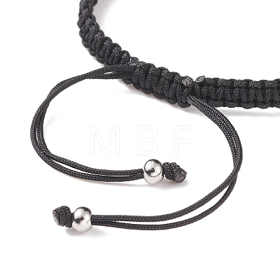 2Pcs 2 Style Resin Evil Eye Braided Bead Bracelets Set BJEW-JB08426-1