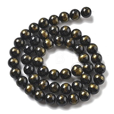 Natural Mashan Jade Beads Strands G-A255-A01-01E-1