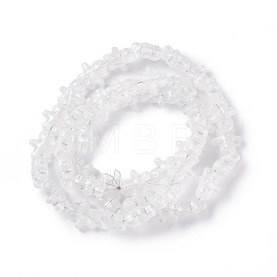 Electroplate Glass Beads GLAA-P005-M-1