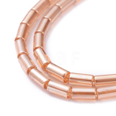 Electroplate Glass Beads Strands EGLA-K014-B-PL01-1