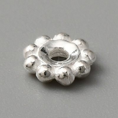 925 Sterling Silver Spacer Beads STER-WH0013-05B-S-1