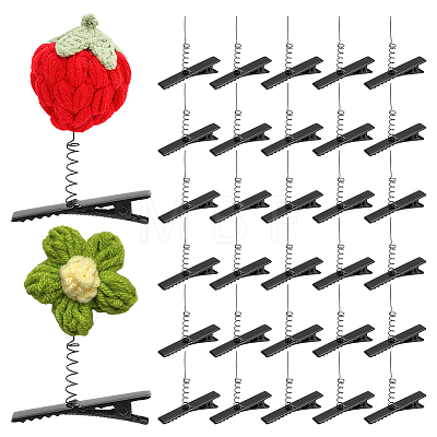 100Pcs Iron Alligator Hair Clip Findings IFIN-PH0002-50-1