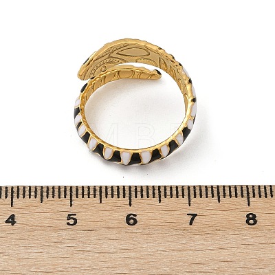 304 Stainless Steel Adjustable Cuff Rings RJEW-Q015-01G-F-1
