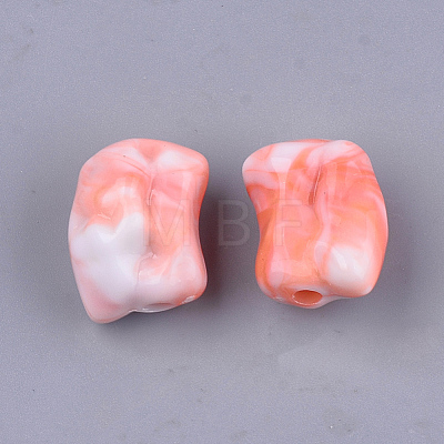 Acrylic Beads OACR-S031-11F-1