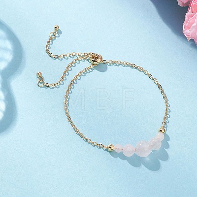 Round Natural Mixed Gemstone Beaded Bracelats BJEW-JB12806-1