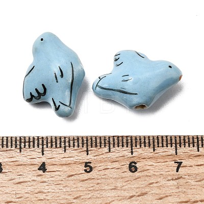 Handmade Porcelain Beads PORC-A034-06C-1
