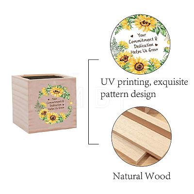 Willow Wood Planters DIY-WH0294-002-1
