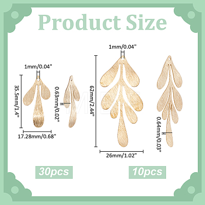 Brass Big Pendants KK-WR0001-90-1