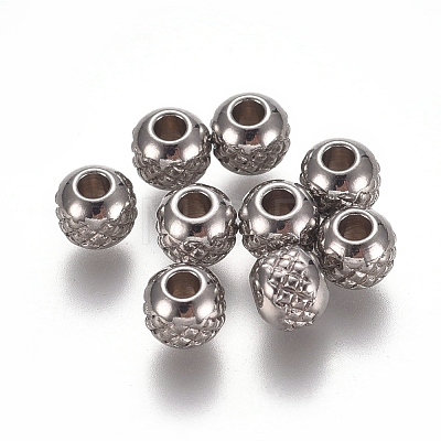 304 Stainless Steel Beads STAS-M274-033P-1