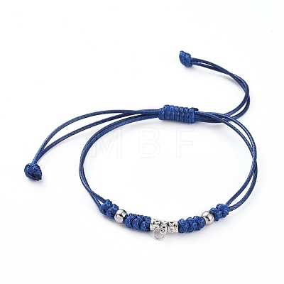 Braided Bead Bracelets BJEW-JB04916-1