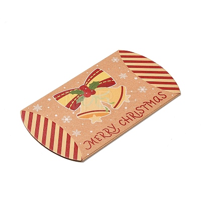 Christmas Theme Cardboard Candy Pillow Boxes CON-G017-02C-1