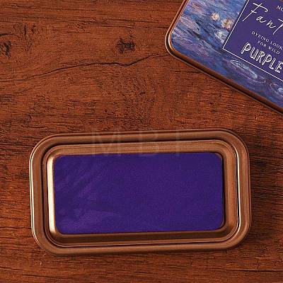 Plastic Craft Finger Ink Pad Stamps AJEW-H155-19B-1