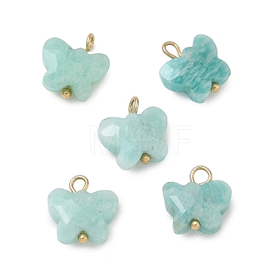 Natural Amazonite Pendants KK-D289-61G-04-1