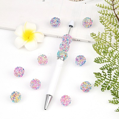 AB-Color Resin Rhinestone Beads RESI-S315-14x16-11-1