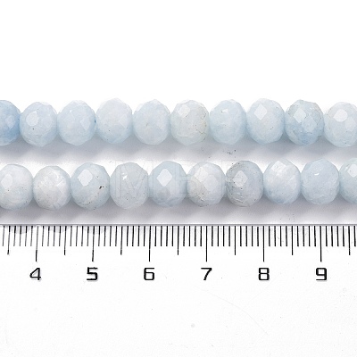 Natural Aquamarine Beads Strands G-K380-A50-01-1