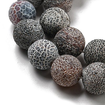 Natural Weathered Agate Beads Strands G-P538-A01-08-1