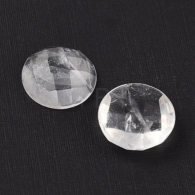 Natural Quartz Crystal Rock Crystal Cabochons G-C146-03N-1