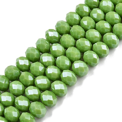 Electroplate Glass Beads Strands LS-EGLA-A044-P8mm-A30-1