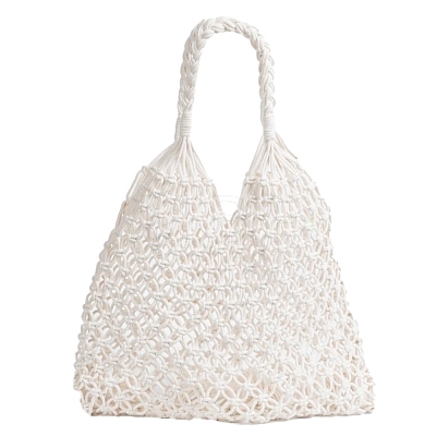 Woven Cotton Shoulder Bags PW-WG30982-01-1