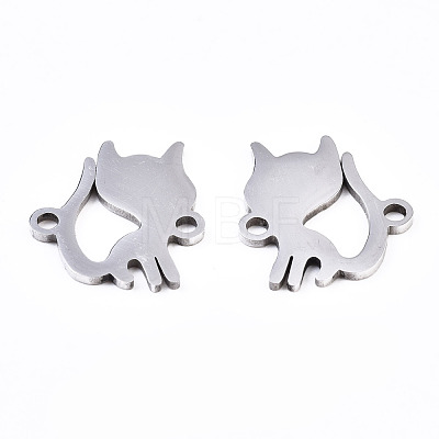 Non-Tarnish 201 Stainless Steel Link Connectors STAS-S110-105P-1