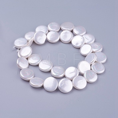 Shell Pearl Beads Strands BSHE-L041-06-1