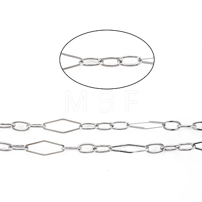 Tarnish Resistant 304 Stainless Steel Figaro Chains CHS-S008-013P-1