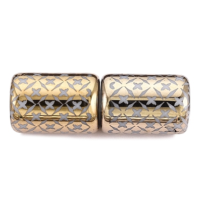 Electroplate Glass Beads EGLA-N026-02A-I02-1