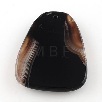 Natural Striped Agate/Banded Agate Pendants G-S208-07-1